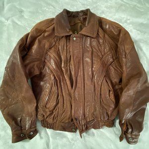 Wilson's Vintage 80's brown leather jacket